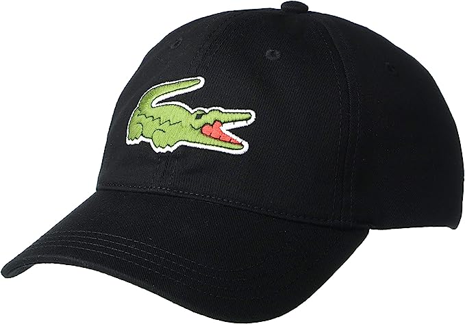 Lacoste Twill Adjustable Hat with Leather Strap